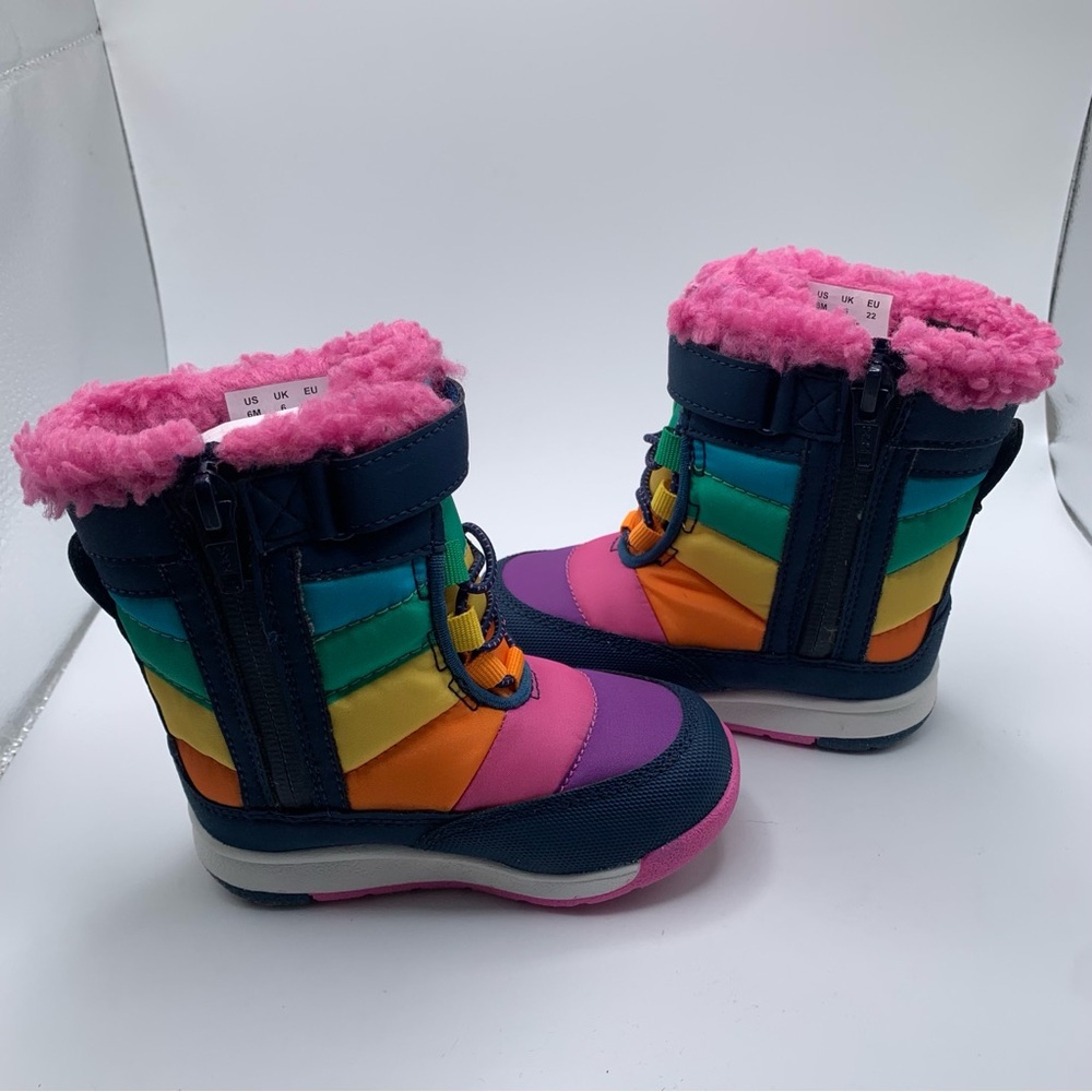Merrell Little Kid's SZ6M Rainbow Alpine Puffer Waterproof Boot Toddler 2033 - Picture 6 of 9